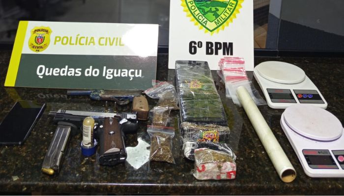 Quedas – Menor é apreendido com drogas